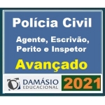 Polícia Civil Avançado - Escrivão, Agente, Inspetor e Perito (DAMÁSIO 2021) Carreiras Policiais